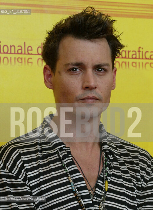 04_09_04 VENICE - 61¡ FILM FESTIVAL - FILM FINDING NEVERLAND. THE ACTOR JOHNNY DEPP.©Graziano Arici/Rosebud2 CINEMA