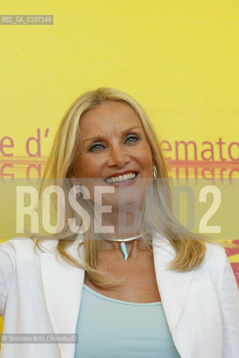 05_09_04 VENICE 61¡ FILM FESTIVAL - SECRET HISTORY OF THE ITALIAN CINEMA - ITALIAN KINGS OF THE Bs. BARBARA BOUCHET .©Graziano Arici/Rosebud2 CINEMA