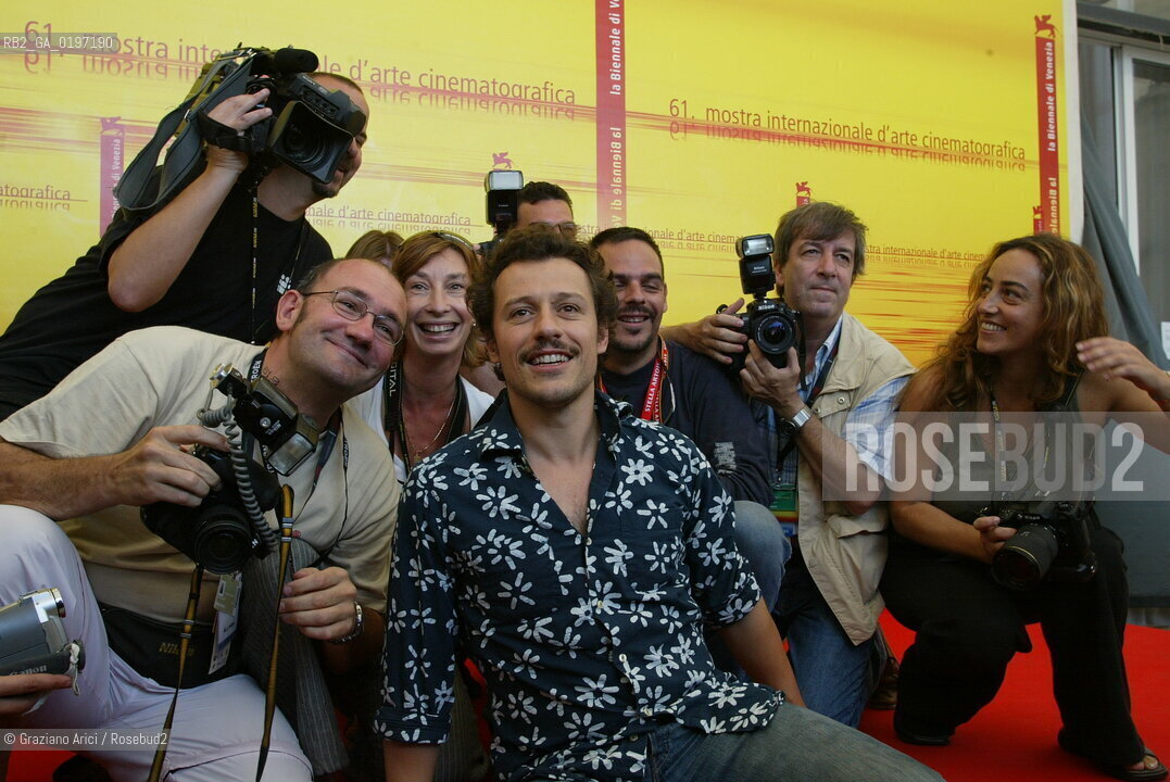 06_09_04 VENICE 61¡ FILM FESTIVAL - FILM OVUNQUE SEI. THE ACTOR STEFANO ACCORSI.©Graziano Arici/Rosebud2 FOTOGRAFO