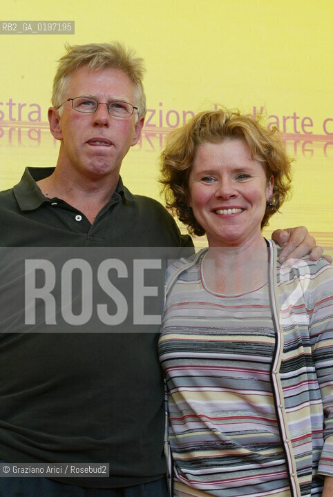 06_09_04 VENICE 61¡ FILM FESTIVAL - FILM VERA DRAKE. THE ACTRESS IMELDA STAUNTON AND THE ACTOR PHIL DAVIS.©Graziano Arici/Rosebud2