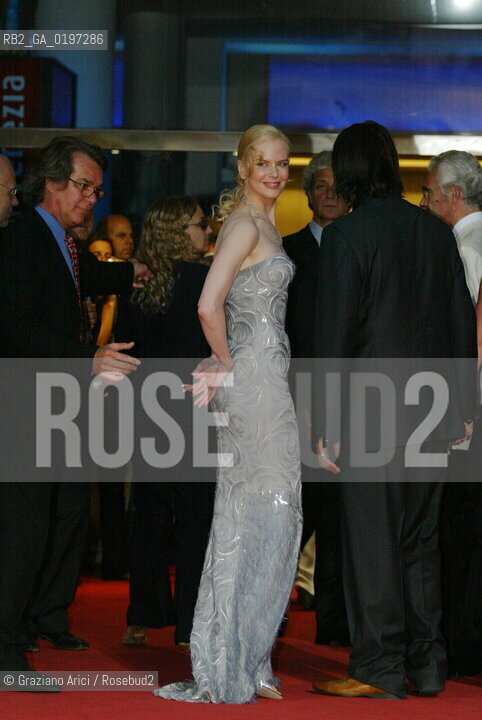 08_09_04 VENICE 61st FILM FESTIVAL - FILM BIRTH. THE ACTRESS NICOLE KIDMAN.©Graziano Arici/Rosebud2 CINEMA