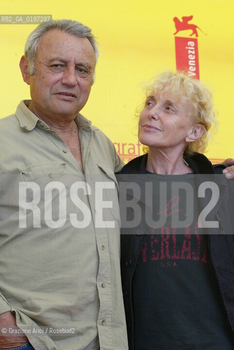 09_09_04 VENICE 61st FILM FESTIVAL - FILM LINTRUS. THE DIRECTOR CLAIRE DENIS WITH THE ACTOR MICHEL SUBOR.©Graziano Arici/Rosebud2 CINEMA