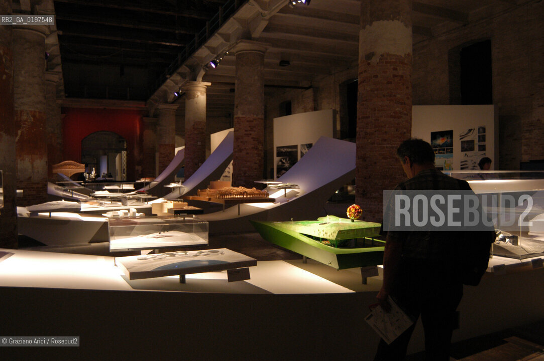 VENEZIA 09/09/04   - 9¡ MOSTRA INTERNAZIONALE DI ARCHITETTURA - BIENNALE ARCHITETTURA :  PROGETTI ESPOSI ALLE CORDERIE  ©Graziano Arici/Rosebud2 ARSENALE