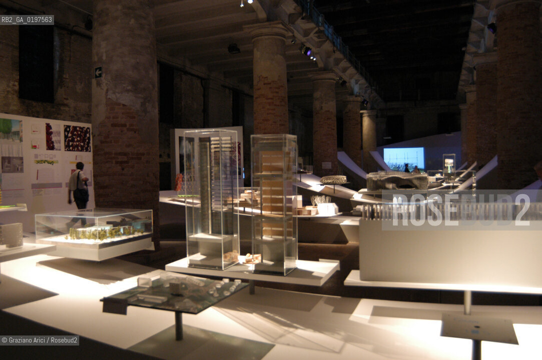 VENEZIA 09/09/04   - 9¡ MOSTRA INTERNAZIONALE DI ARCHITETTURA - BIENNALE ARCHITETTURA :  PROGETTI ESPOSI ALLE CORDERIE  ©Graziano Arici/Rosebud2 ARSENALE