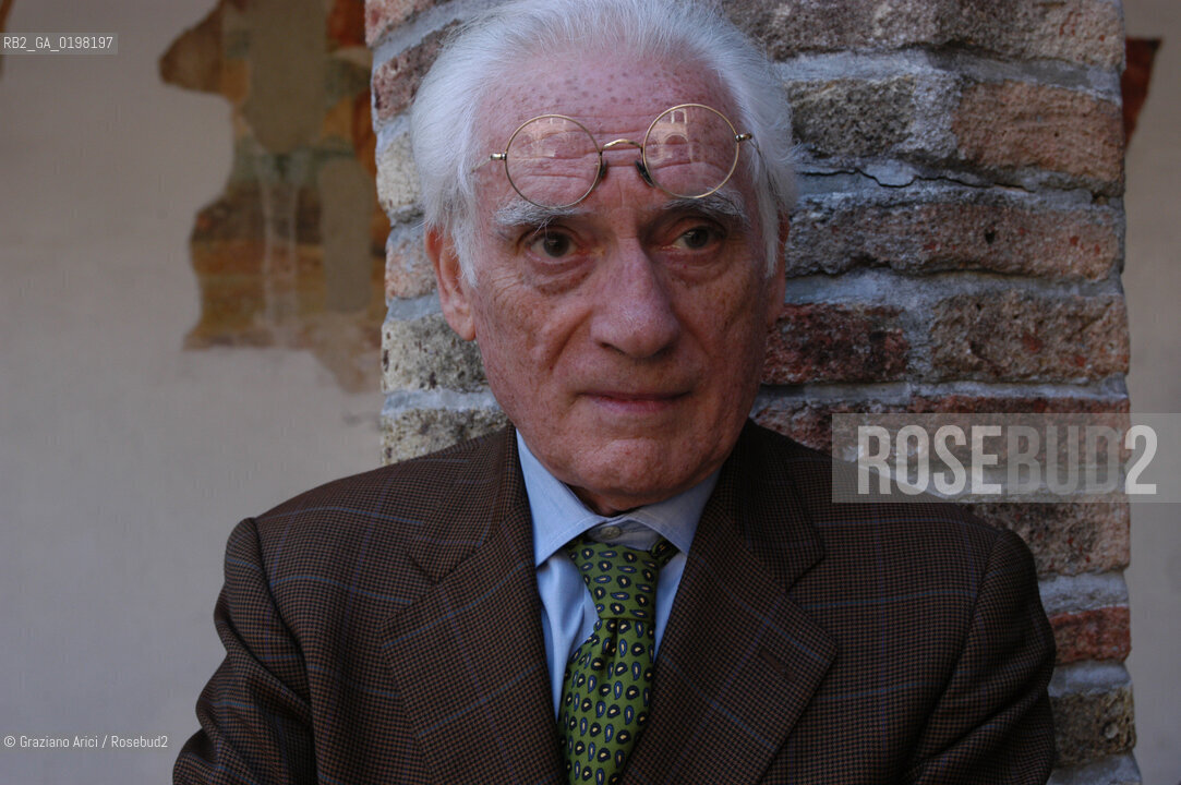 PORDENONE  LEX-DIRETTORE DI RAI TRE  ANGELO GUGLIELMI- ©Graziano Arici/Rosebud2 TELEVISIONE