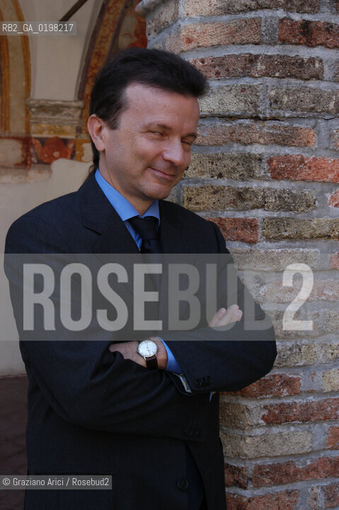 PORDENONE  IL CONDUTTORE TELEVISIVO E GIIORNALISTA ORESTE DE FORNARI - ©Graziano Arici/Rosebud2 TELEVISIONE