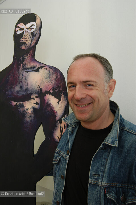 PORDENONE  IL DIEGNATORE DEI FUMETTI DI DIABOLIK EMANUELE BARISON - ©Graziano Arici/Rosebud2 COMICS