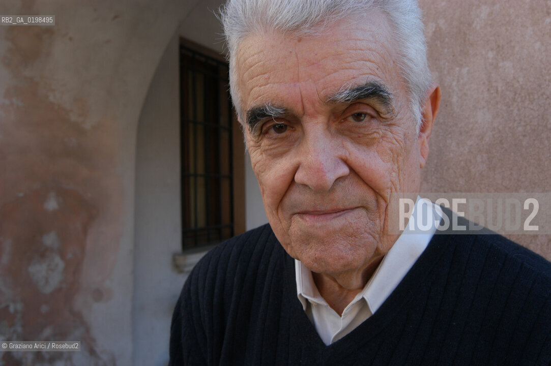 PORDENONE  LO STUDIOSO RENE GIRARD - © 20004 Graziano Arici/Rosebud2 LETTERATURA FILOSOFIA