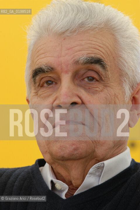 PORDENONE  LO STUDIOSO RENE GIRARD - © 20004 Graziano Arici/Rosebud2 LETTERATURA FILOSOFIA