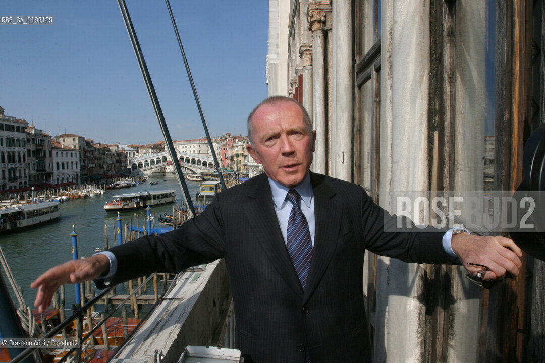 12.05.2005 Venice, Italy. The French billionaire François Pinault, in Venice to acquire an 80 percent share of Palazzo Grassi. PHOTO CREDIT: Lamberto Fano-Unionpress/SIPA PRESS***DIGITAL IMAGE***