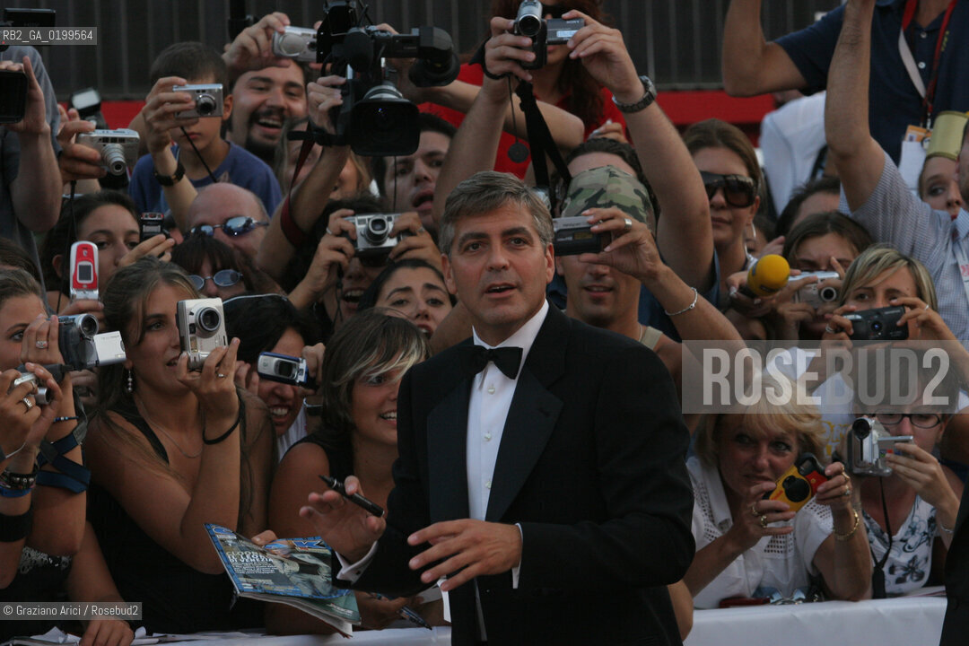 01_09_05 - 62 VENICE FILM FESTIVAL - FILM GOOD NIGHT, AND GOOD LUCK - PREMIERE/REDCARPET - THE DIRECTOR GEORGE CLOONEY .@Graziano Arici/Rosebud2