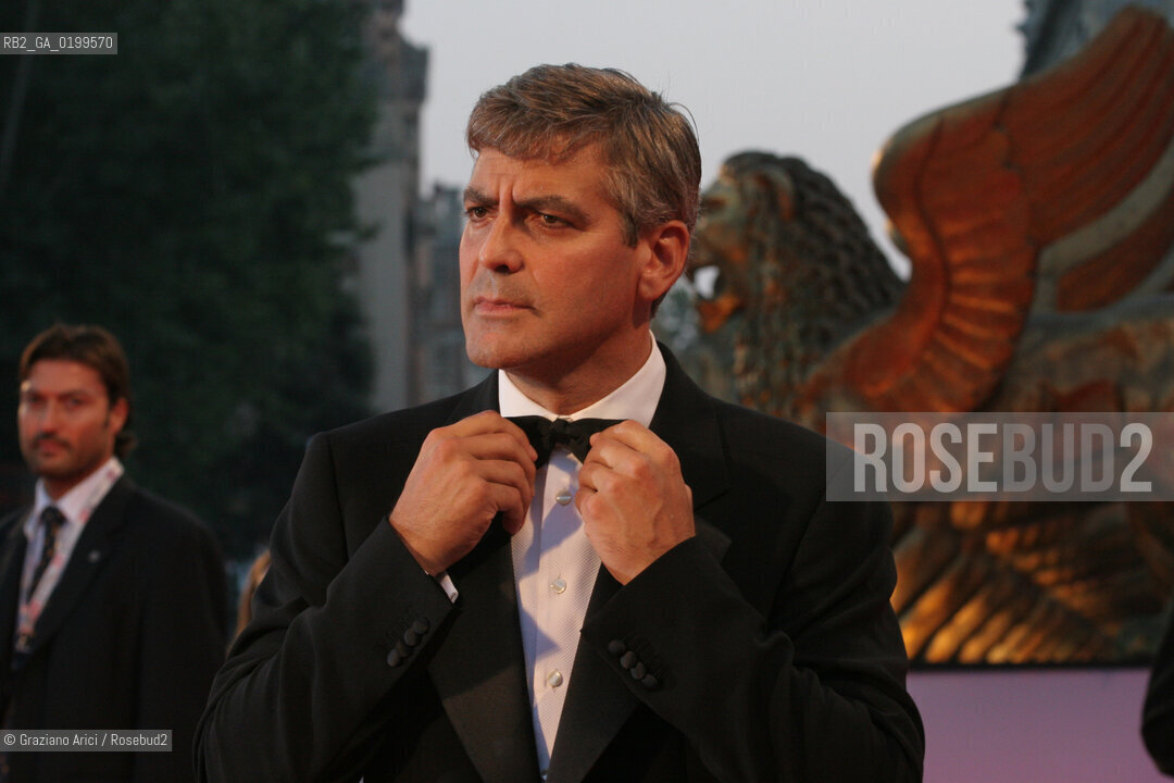 01_09_05 - 62 VENICE FILM FESTIVAL - FILM GOOD NIGHT, AND GOOD LUCK - PREMIERE/REDCARPET - THE DIRECTOR GEORGE CLOONEY .@Graziano Arici/Rosebud2