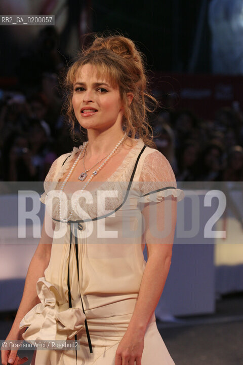 07_09_05 - 62 VENICE FILM FESTIVAL - FILM TIM BURTONS CORPSE BRIDE - PREMIERE/REDCARPET - THE ACTRESS HELENA BONHAM CARTER.©Graziano Arici/Rosebud2