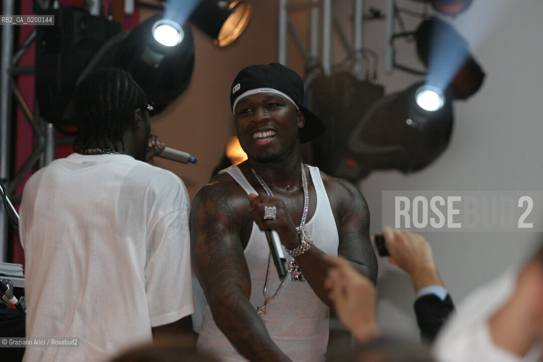08_09_05 - 62 FILM FESTIVAL - THE RAPPER 50 CENT ©Graziano Arici/Rosebud2