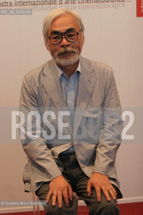 09_09_05 - 62 VENICE FILM FESTIVAL - GOLDEN LION FOR LIFETIME ACHIEVEMENT TO HAYAO MIYAZAKI.©Graziano Arici/Rosebud2