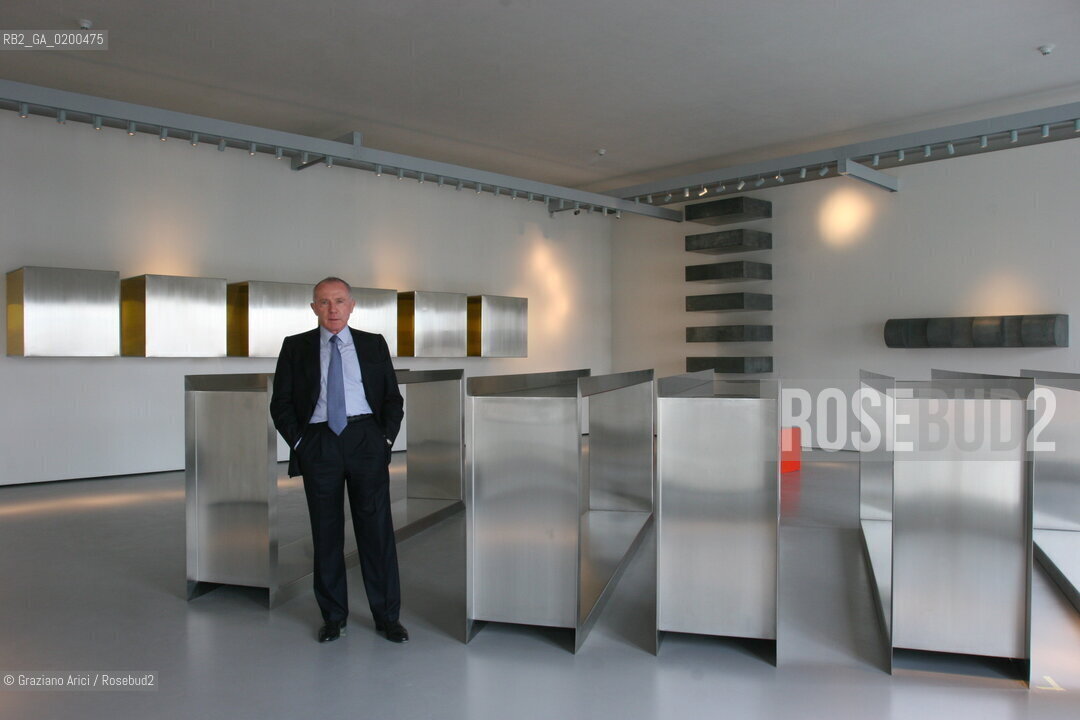 VENEZIA 14 APRILE 2006 - THE FRENCH BUSINESSMAN AND ART COLLECTOR FRANCOIS PINAULT,   PRESIDENT OF PALAZZO GRASSI IN VENICE ©Graziano Arici/Rosebud2 FINANZA ARTE