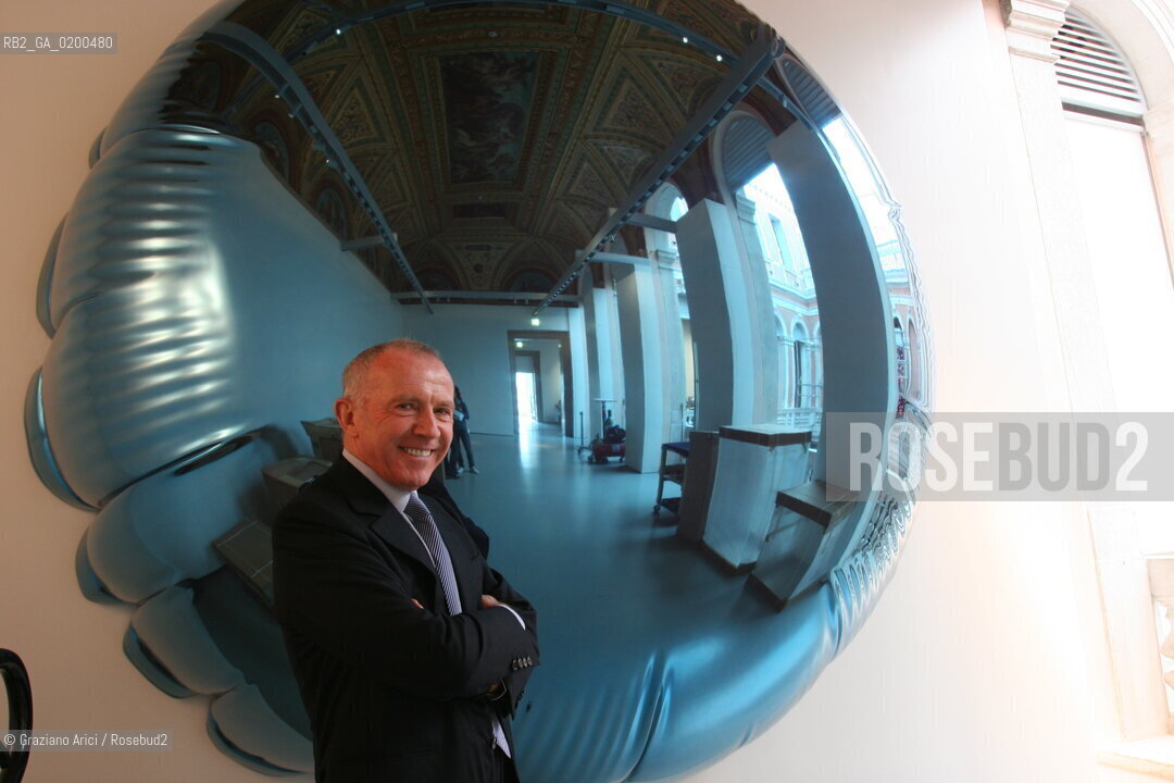 VENEZIA 14 APRILE 2006 - THE FRENCH BUSINESSMAN AND ART COLLECTOR FRANCOIS PINAULT,   PRESIDENT OF PALAZZO GRASSI IN VENICE ©Graziano Arici/Rosebud2 FINANZA ARTE