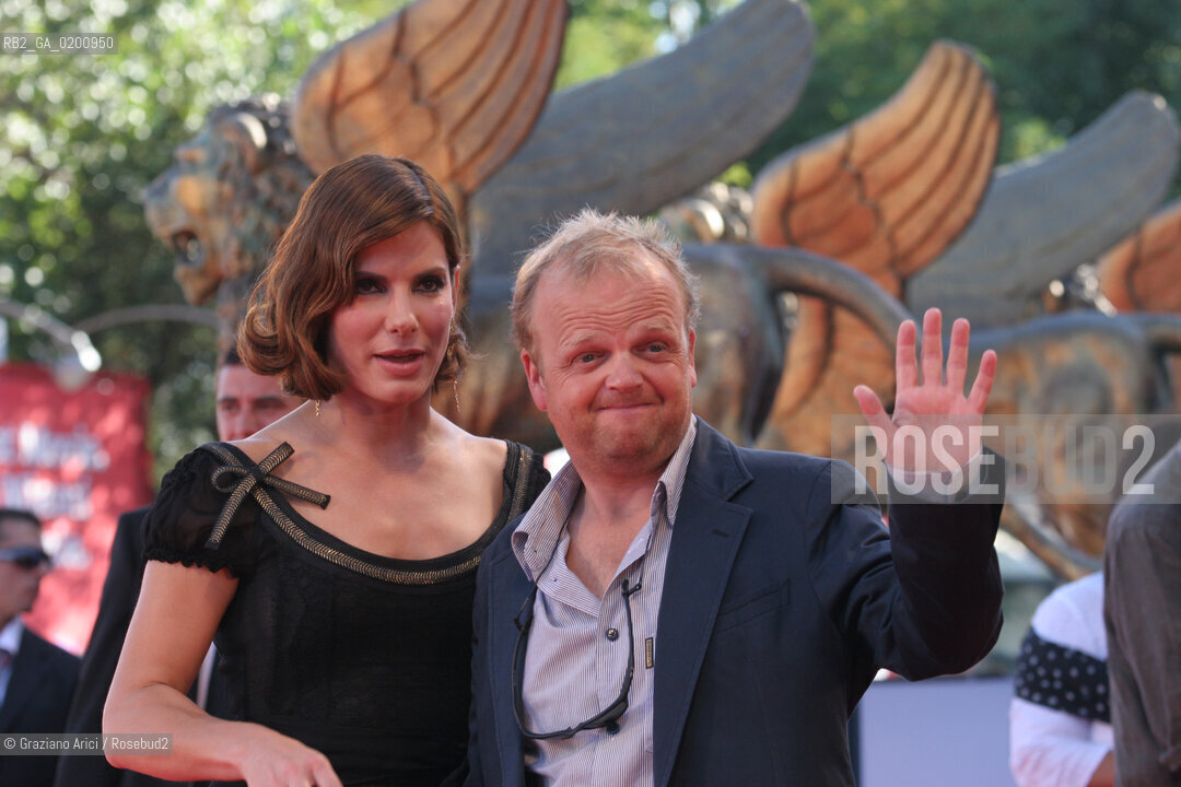 31_08_06 - 63 VENICE FILM FESTIVAL - FILM INFAMOUS - RED CARPET - THE ACTORS TOBY JONES AND SANDRA BULLOCK. @ Graziano Arici/Rosebud2