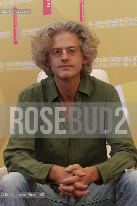 01_9_06 - 63 VENICE FILM FESTIVAL - FILM QUELQUES JOURS EN SEPTEMBRE - THE DIRECTOR SANTIAGO AMIGORENA @ Graziano Arici/Rosebud2