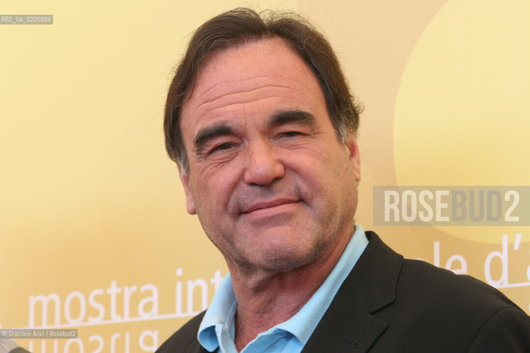 01_9_06 - 63 VENICE FILM FESTIVAL - FILM WORLD TRADE CENTER - THE DIRECTOR OLIVER STONE  @ Graziano Arici/Rosebud2