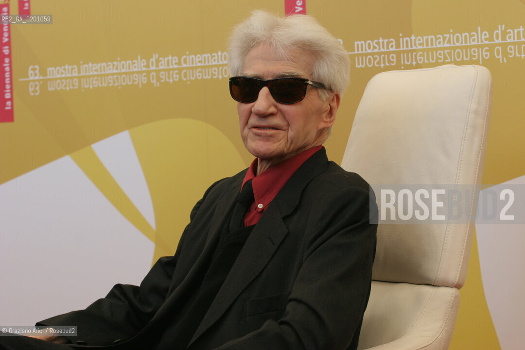 02_9_06 - 63 VENICE FILM FESTIVAL - FILM PRIVATE FEARS IN PUBLIC SPACES - THE DIRECTOR ALAIN RESNAIS @ Graziano Arici/Rosebud2