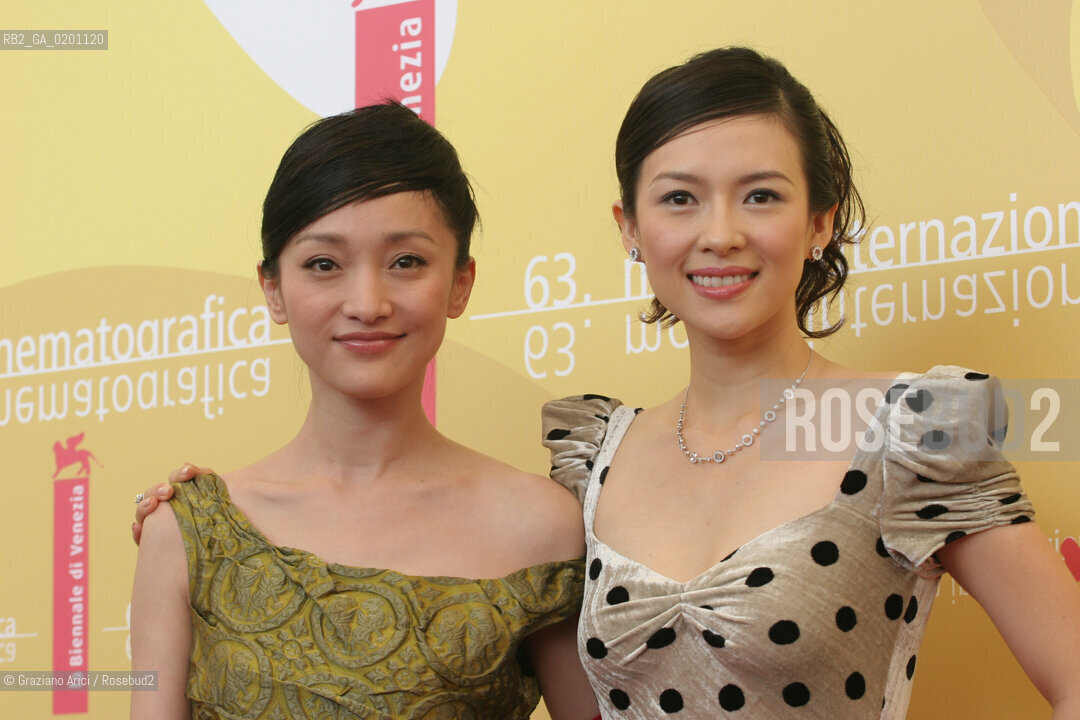 03_9_06 - 63 VENICE FILM FESTIVAL - FILM YEYAN - RIGHT TO LEFT: THE ACTRESS ZHANG ZIYI AND  ZHOU XUN @ Graziano Arici/Rosebud2