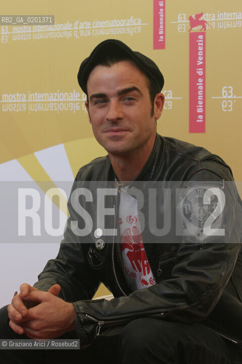06_9_06 - 63 VENICE FILM FESTIVAL - FILM INLAND EMPIRE - THE ACTOR JUSTIN THEROUX  ©Graziano Arici/Rosebud2