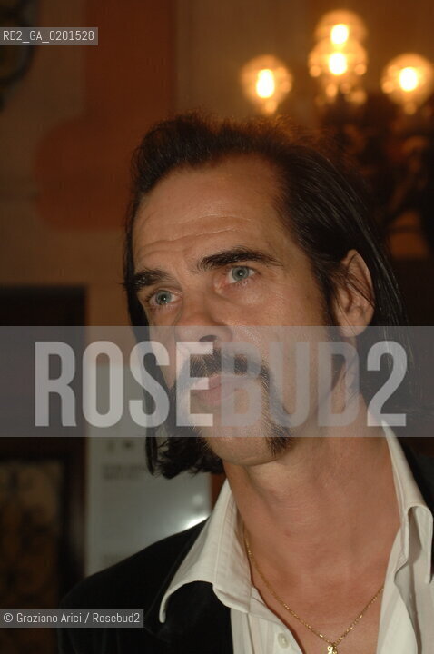 08_9_06 - 63 VENICE FILM FESTIVAL -  PARTY IN PALAZZO GRASSI FOR THE 1ST GUCCI AWARD: THE WINNER OF GUCCI AWARD NICK CAVE  @ Graziano Arici/Rosebud2