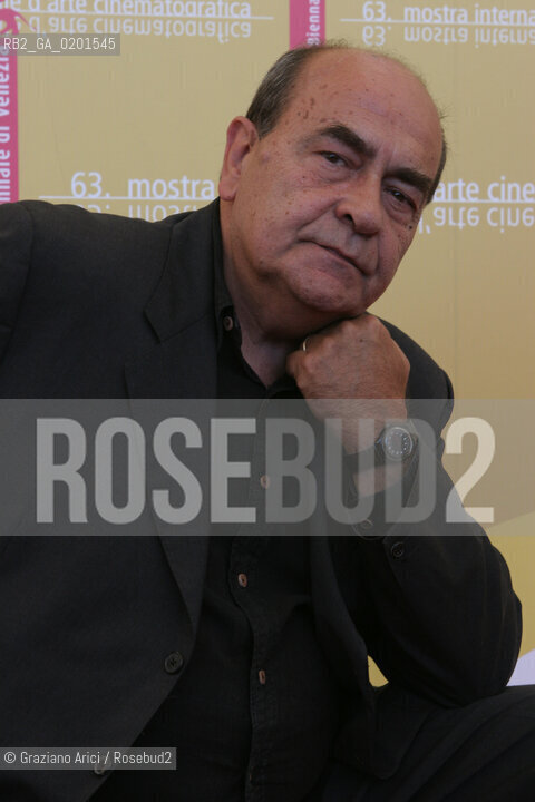 09_9_06 - 63 VENICE FILM FESTIVAL - FILM PASOLINI PROSSIMO NOSTRO - THE DIRECTOR GIUSEPPE BERTOLUCCI.©Graziano Arici/Rosebud2