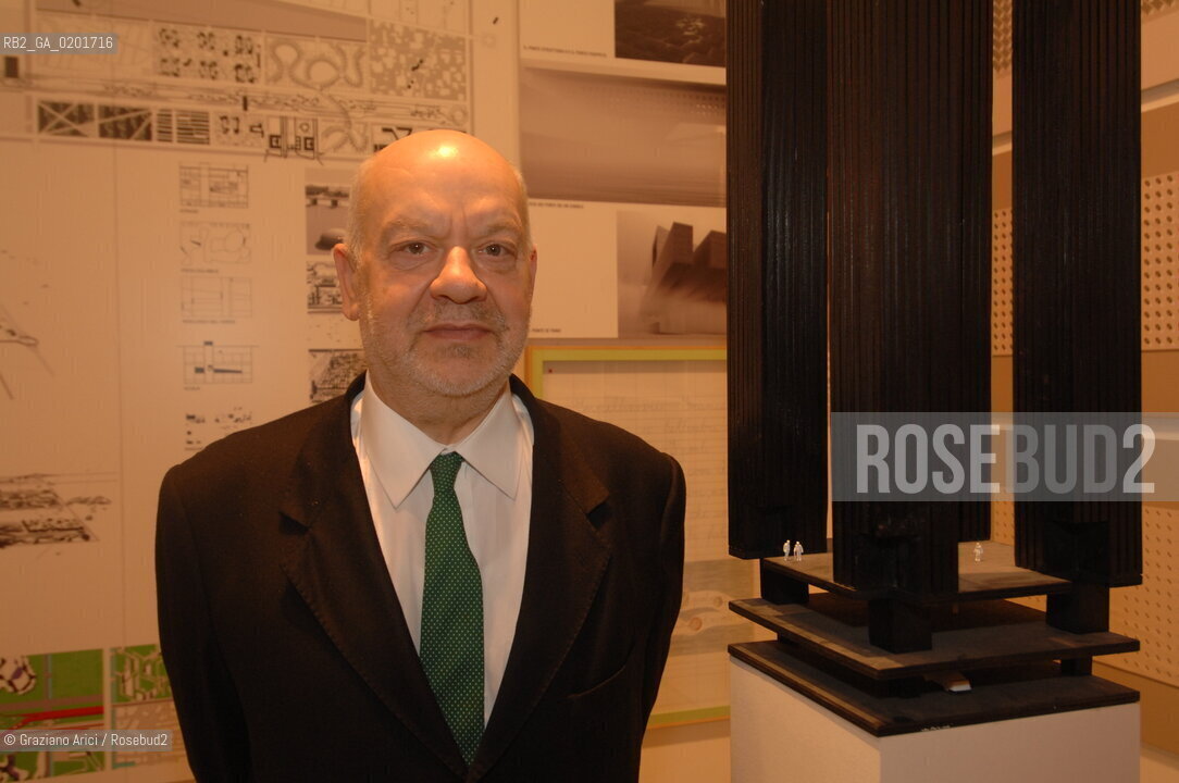 VENEZIA OTTOBRE 2006 LARCHITETTO FRANCO PURINI ALLA BIENNALE ARCHITETTURA - ©Graziano Arici/Rosebud2