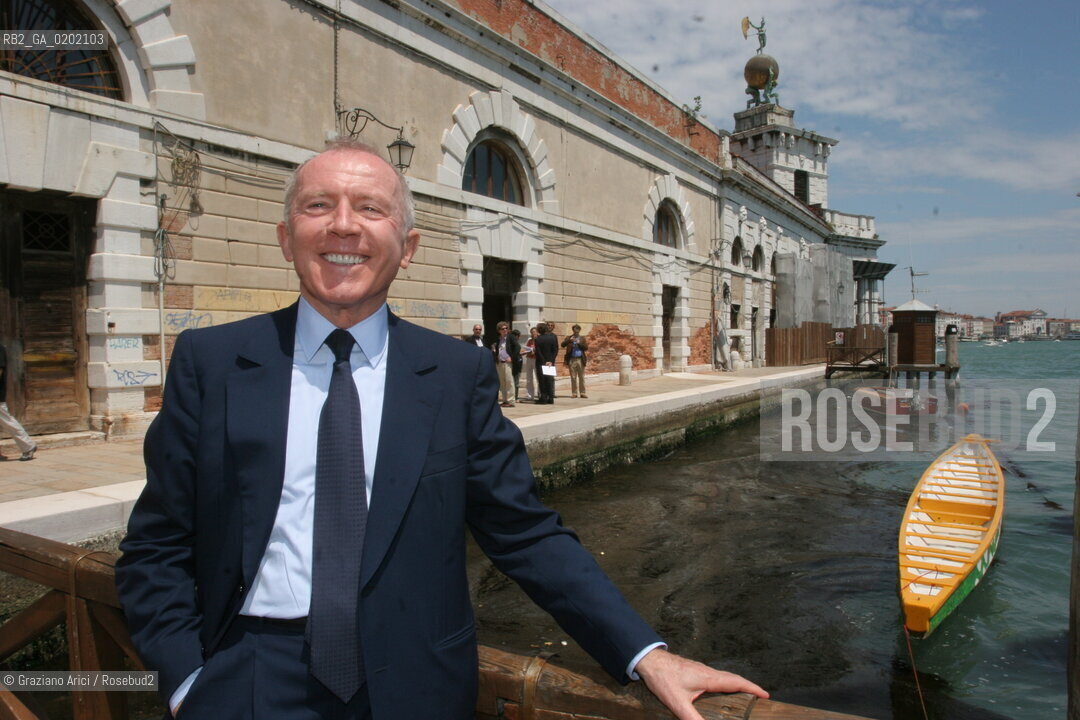 VENICE 8/06/07 - CERIMONY OF CONSIGNEMENT OF THE PUNTA DELLA DOGANA TO FRANCOIS PINAULT TO BUILD THE NEW ART CONTEMPORANY MUSEUM IN VENICE ©Graziano Arici/Rosebud2 ARTE