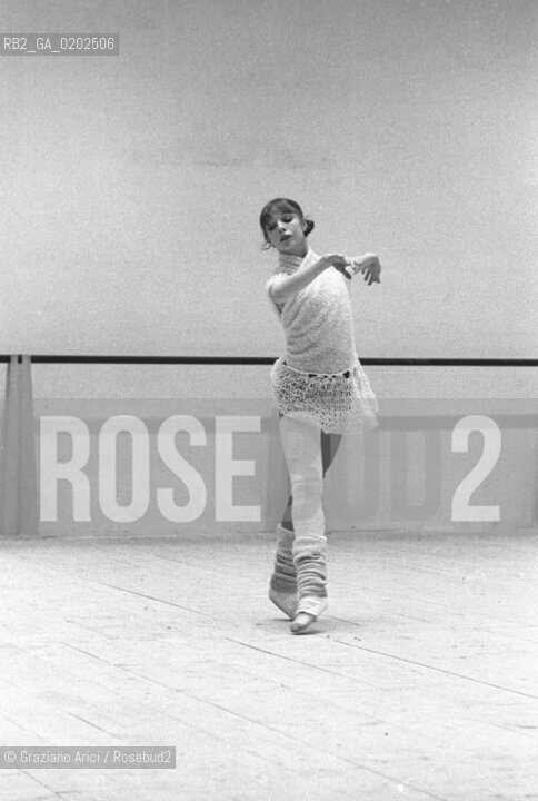 VENEZIA 1975 PROVE ACCADEMIA DANZA INCONTRO A QUATTRO MARTHA GRAHAM  © ARCHIVIO Graziano Arici/Rosebud2  DANZATRICE MARTHA GRAHAM  COREORAFO MAURICE BEJART PROVE BALLETTO BALLO ACCADEMIA DANZA INCONTRO A QUATTRO