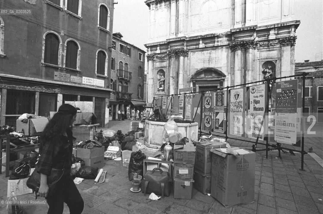 VENEZIA 1979 SFRATTO CASA DELLO STUDENTE  © ARCHIVIO Graziano Arici/Rosebud2  SFRATTO STUDENTI AUTONOMI  CAMPO SAN TOMA SCATOLONI
