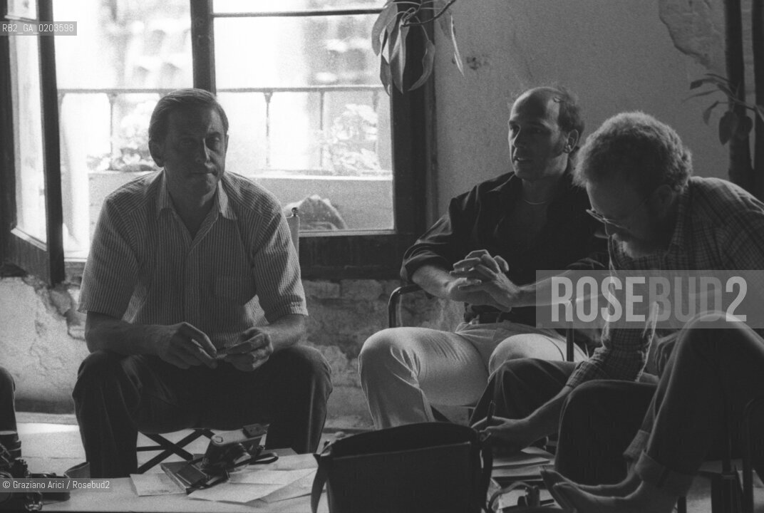 VENEZIA 1979 WORKS SHOPS CON IL FOTOGRAFO LEE FRIEDLANDER  © ARCHIVIO Graziano Arici/Rosebud2  MOSTRA VENEZIA 79 LA FOTOGRAFIA PALAZZO FORTUNY