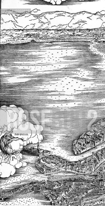 VENEZIA 1980 PIANTA VENEZIA DALLARCHIVIO DE BARBARI © ARCHIVIO Graziano Arici/Rosebud2  INCISORE 1500 JACOPO DE BARBARI CARTOGRAFIA VENEZIA