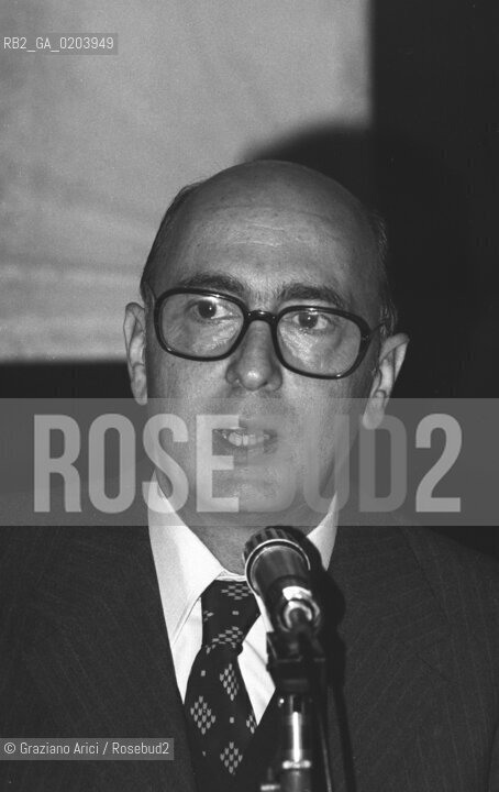 VENEZIA 1977 PRIMO PIANO GIORGIO NAPOLITANO © ARCHIVIO Graziano Arici/Rosebud2  POLITICA GIORGIO NAPOLITANO PCI