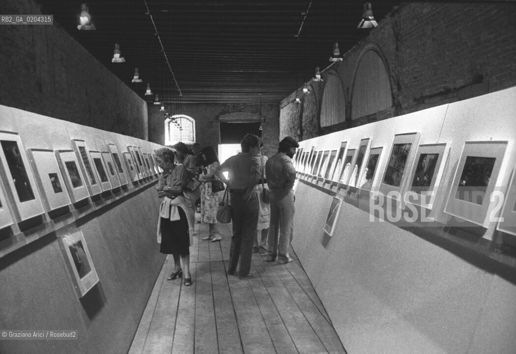 VENEZIA 1979 MOSTRA VENEZIA 79 LA FOTOGRAFIA A PALAZZO FORTUNY © ARCHIVIO Graziano Arici/Rosebud2  MOSTRA ESPOSIZIONE FOTOGRAFIE
