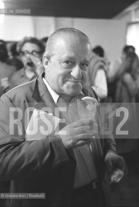 VENEZIA 1979 PRESIDE MARIO BARATTO © ARCHIVIO Graziano Arici/Rosebud2  CONFERENZA STAMPA MOSTRA VENEZIA 79 LA FOTOGRAFIA GOLDONI