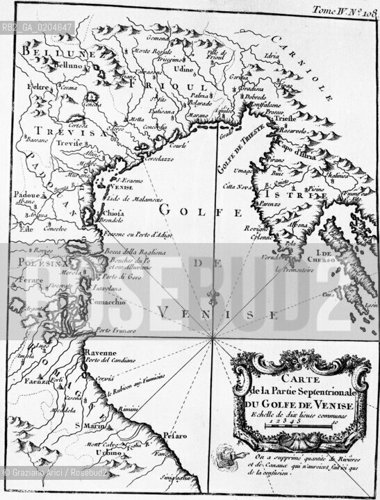 VENEZIA 1982 MAPPE CAPUTO © MAPPA FRANCESE  GOLFO VENEZIA
