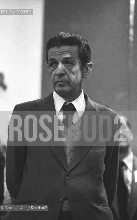 VENEZIA 1980 PRIMO PIANO POLITICO ENRICO BERLINGUER © ARCHIVIO Graziano Arici/Rosebud2  COMIZIO POLITICA GIUDECCA