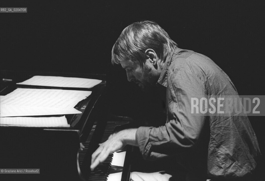MESTRE1980 MANIFESTAZIONE MESTRE JAZZ 80 JAZZISTA PIANISTA ALEX VON SCHLIPPENBACH © ARCHIVIO Graziano Arici/Rosebud2  MUSICA JELLY ROLL TO YOUR SOUL