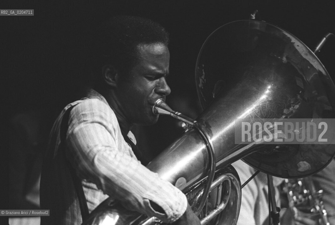 MESTRE1980 MANIFESTAZIONE MESTRE JAZZ 80 JAZZISTA BOB STEWART © ARCHIVIO Graziano Arici/Rosebud2  MUSICA JELLY ROLL TO YOUR SOUL