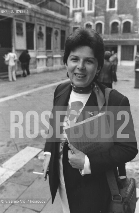 VENEZIA 1981 DONNA © ARCHIVIO Graziano Arici/Rosebud2 