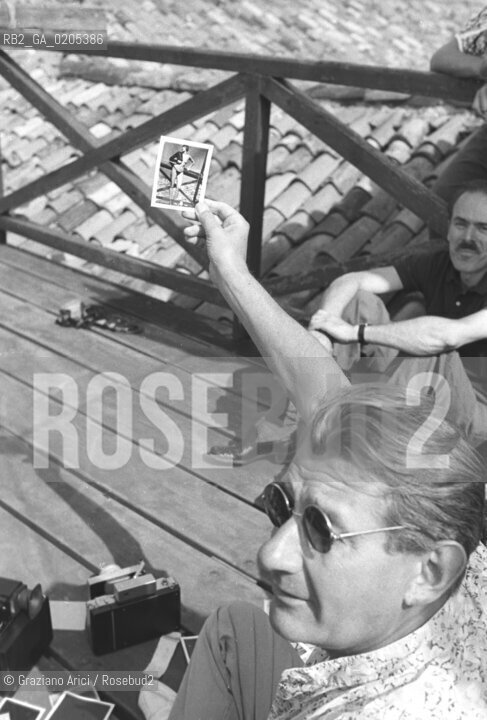 VENEZIA 1984 WORKS SHOP DEL FOTOGRAFO TEDESCO HELMUT NEWTON © ARCHIVIO Graziano Arici/Rosebud2  VENEZIA 79 LA FOTOGRAFIA WORKS SHOP PALAZZO FORTUNY ESTERNI FOTOGRAFIA