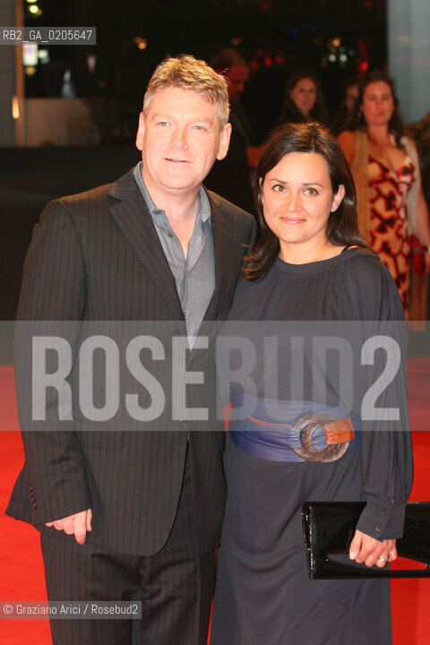 30_08_2007 - VENICE - 64TH FILM FESTIVAL - RED CARPET FILM SLEUTH THE DIRECTOR KENNETH BRANAGH WITH HIS WIFE ©Graziano Arici/Rosebud2