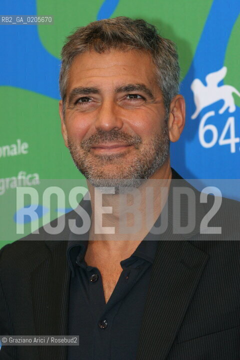 31_08_2007 - VENICE - 64TH FILM FESTIVAL - FILM MICHAEL CLAYTON THE ACTOR GEORGE CLOONEY  ©Graziano Arici/Rosebud2