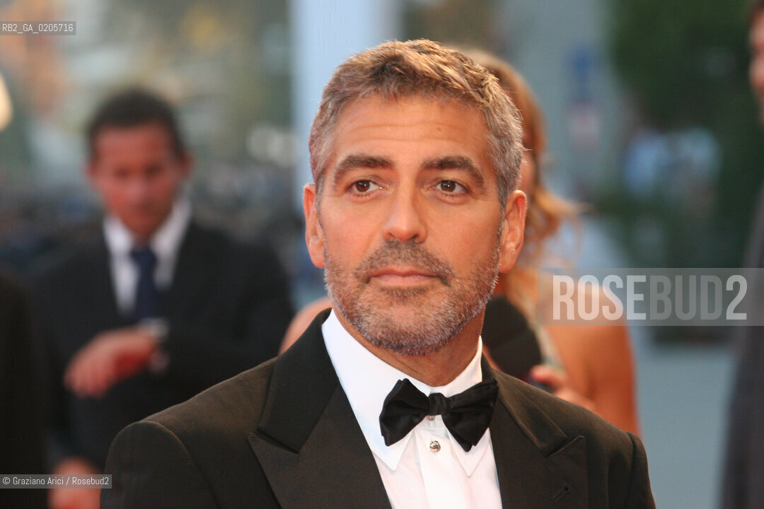 31_08_2007 - VENICE - 64TH FILM FESTIVAL - RED CARPET FILM MICHAEL CLAYTON  THE ACTOR GEORGE CLOONEY   ©Graziano Arici/Rosebud2