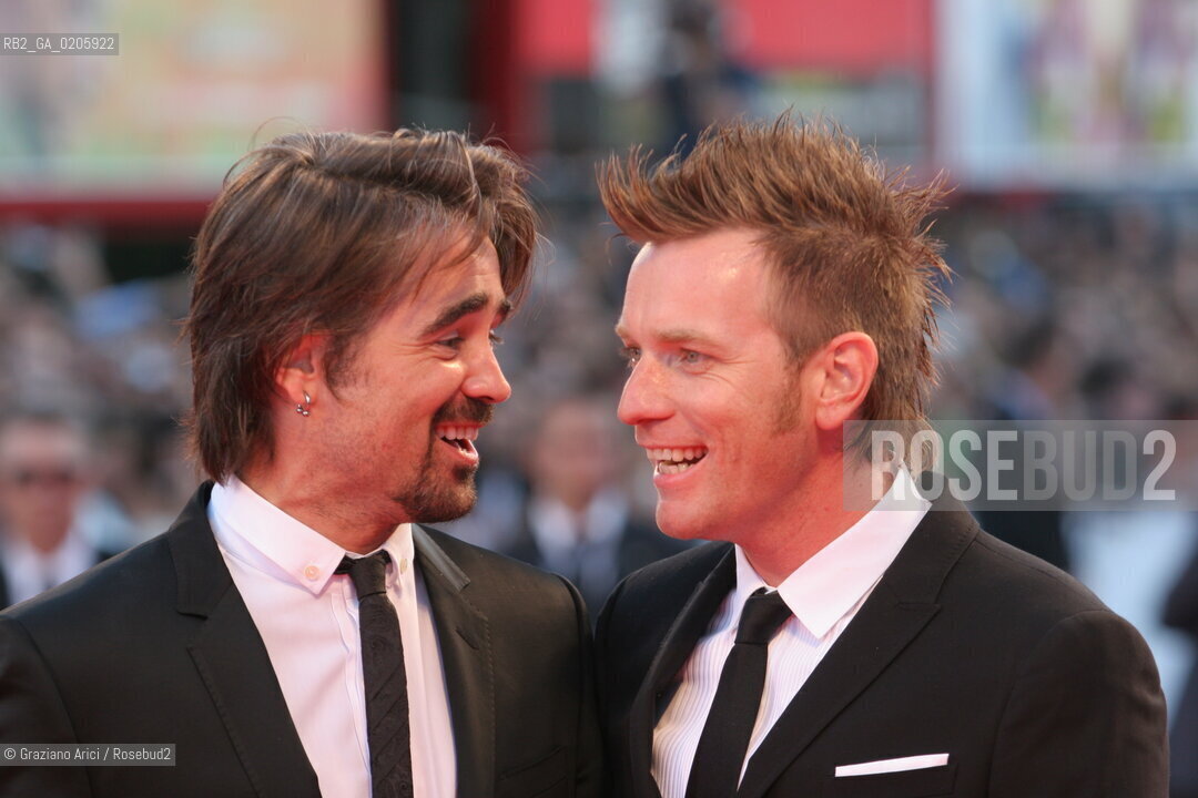 02_09_2007 - VENICE - 64TH FILM FESTIVAL - RED CARPET FILM CASSANDRAS DREAM - LEFT TO RIGHT: ACTORS COLIN FARRELL AND EWAN MCGREGOR ©Graziano Arici/Rosebud2