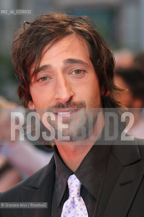 03_09_2007 - VENICE - 64TH FILM FESTIVAL - RED CARPET FILM THE DARJEELING LIMITED .ACTOR ADRIEN BRODY ©Graziano Arici/Rosebud2