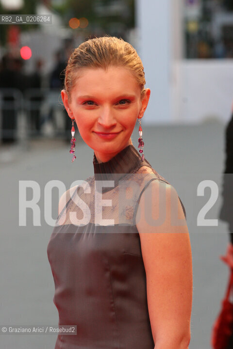 06_09_2007 - VENICE - 64TH FILM FESTIVAL - RED CARPET FILM NIGHTWATCHING - THE ACTRESS AGATA BUZEK. ©Graziano Arici/Rosebud2